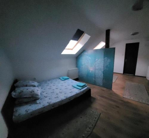1 double bed, 1 sofa bed