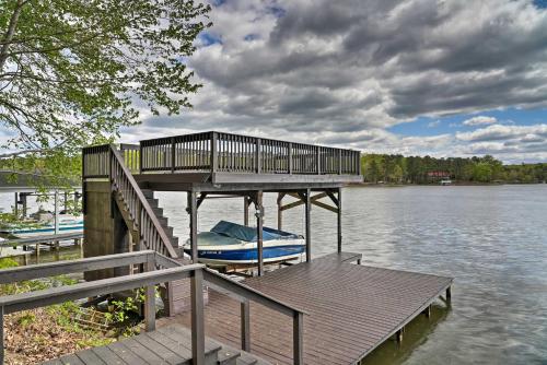 Waterfront Cottage with Boat Dock and 3 Decks!