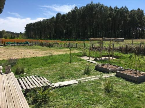 Logement indépendant dans maison bois récente cottage Lévignacq