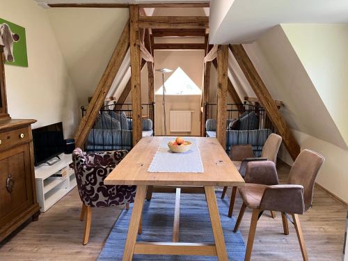 Létesítmények, Ferienwohnung in herrschaftlicher Villa in Krakow am See