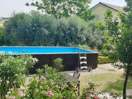 Swimming pool, Attractive Apartment in Filottrano with Fenced Garden in Filottrano