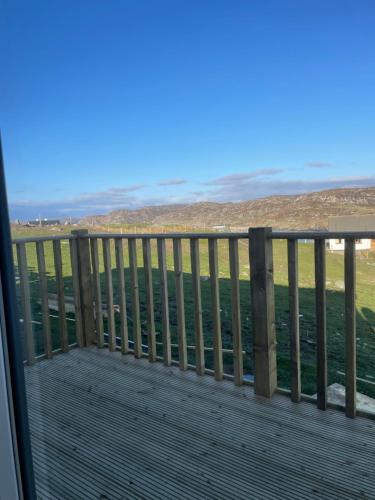 Balcony/terrace, Sea View Cabin in Achmelvich