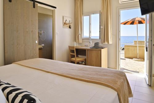 Chambre double, en bord de mer