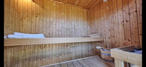 Sauna, Woodside Lodge in West Kirby