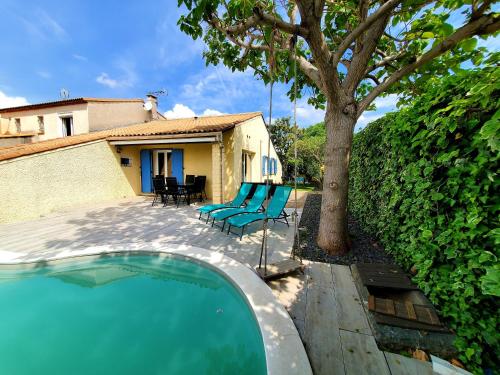 Villa du soleil, piscine, à 10 mins de Montpellier - Accommodation - Vendargues