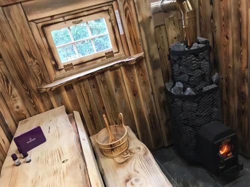 Sauna, Glamping Krauschwitz in Krauschwitz