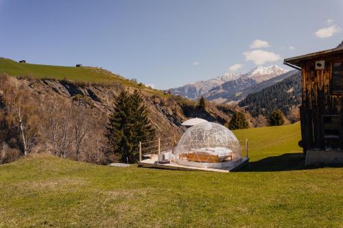  Bubble-Suite mit wunderschönem Blick in 7148 Lumbrein