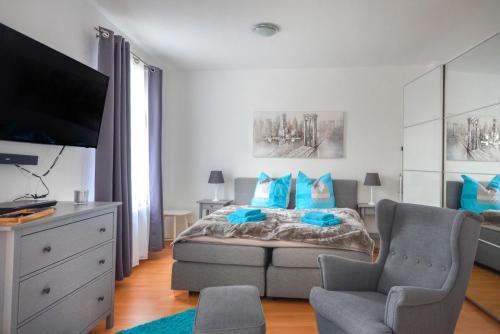 SweetHome - ruhig - große Küche, Balkon, Stellplatz, WiFi, Magdeburg (Foto 6)