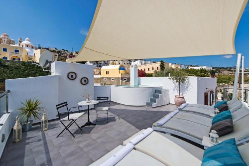Eingang, Galatia Villas Hotel in Santorini