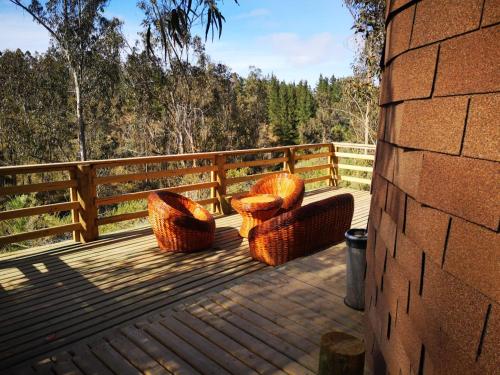 Terraza/balcón, Domos y Cabañas Algarrobo (Domos y Cabanas Algarrobo) in Algarrobo