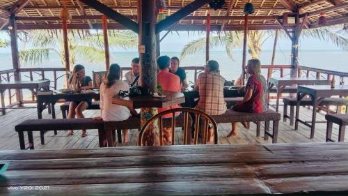 Restaurant, Mecaja Beach House in Roxas