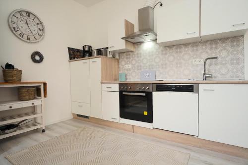 köök, Tischlerhaus - Ferienhaus am Schleswiger Dom in Schleswig