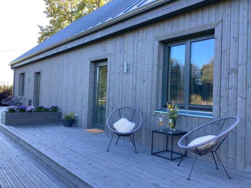 Balkonas / terasa, LUČI jūras apartamenti (LUCI juras apartamenti) in Ruoja