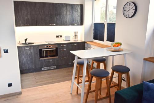 Kitchen, Kristella Kesklinna Apartment in Haapsalu