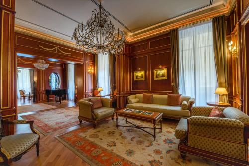 Lobby, Grand Hotel Wagner in Palermo