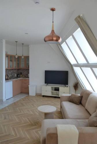 Luxury apartment with a balcony and view in Riga Old Town