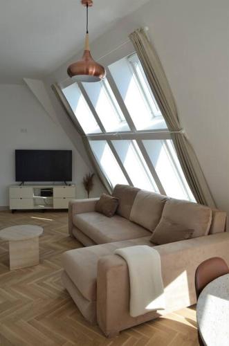 Luxury apartment with a balcony and view in Riga Old Town