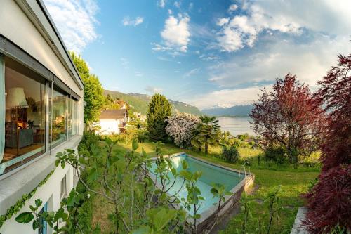  Ground Floor Rooms with Stunning Lake View & Garden Access, Pension in Montreux