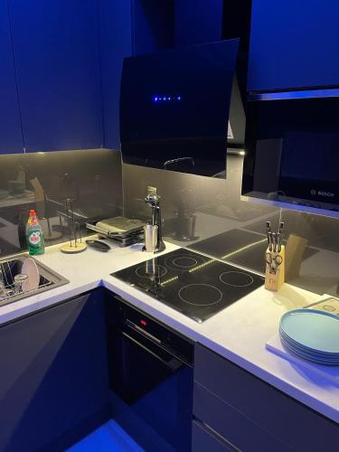 주방, Luxury 3 bedroom apartment in Kiato center in 키아토