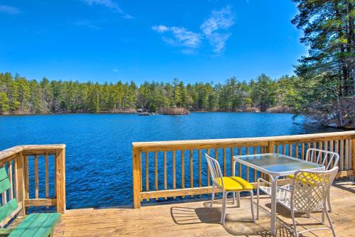Lakefront Retreat with Kayaks, Grill, Fire Pit! in Candia, USA
