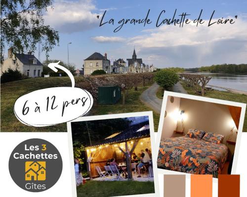 Gîte "Les Cachettes de Loire 2 independent house in the same property gîte à louer Sazilly