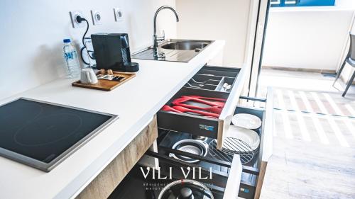 주방, Résidence Vili Vili (Residence Vili Vili) in 마무주