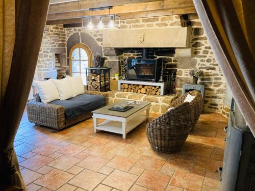 Maison de caractère datant de 1739 gîte à louer Kergonan