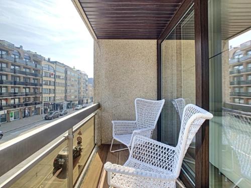 Balkong/terasse, Appartement 'De Strandjutter' in Oostduinkerke - Bad in Koksijde