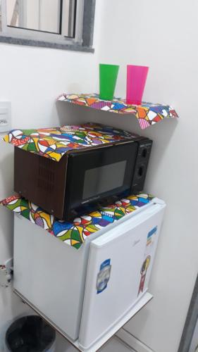 مدخل, Sua Kitnet na Praia 12 Atencao PEQUENA So pra dormir Ambiente Familiar Ar Cond TV Microondas Frigoba in Centro de Vila Velha