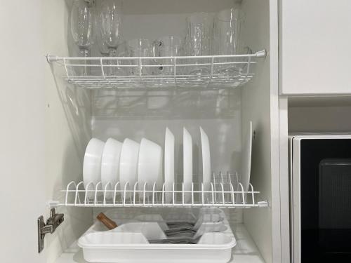 bucătărie, Абая 35, центр, 1-комн. квартира целиком с белым постельным in Petropavlovsk