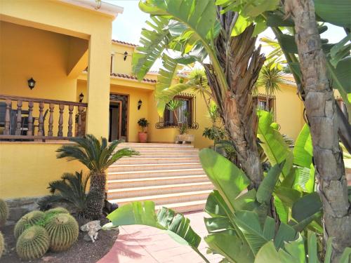 Villa with private pool and tennis court 150 metres from the sea-Villa el Olivo