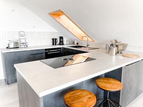 Cozinha, TANTE IDAS Apartments in Lindau in Centro da cidade