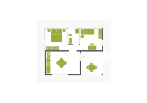 2 bedrooms, 2 beds