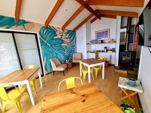 共用Lounge/電視區, Quinto Sol B&B in 里納卡海灘