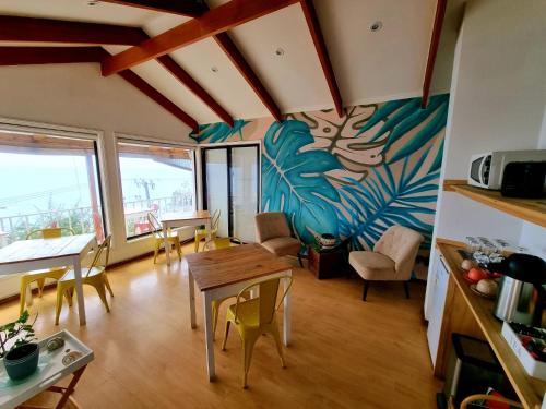 共用Lounge/電視區, Quinto Sol B&B in 里納卡海灘