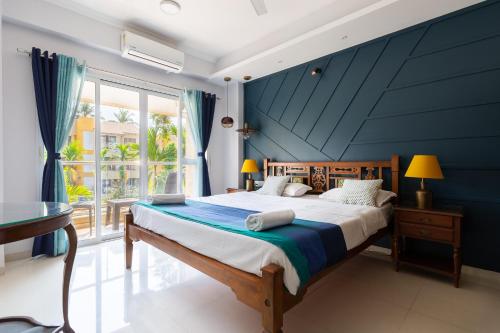 Elegant 2BHK Poolview Apartment in Anjuna Vagator
