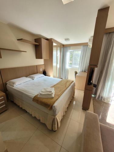 The Sun Resort By Rei dos Flats (THE SUN RESORT, SHTN TRECHO 2, ENXOVAL DE CAMA E BANHO, PISCINA AQUECIDA, VAGA DE GARAGEM, ACADEMIA,) in Északi Szárny