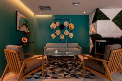 Vestíbulo, Hotel Puerto Pacifico Guayaquil Airport in Guayaquil