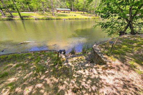 Riverfront Cabin with Wraparound Decks and Fire Pit! - Ellijay