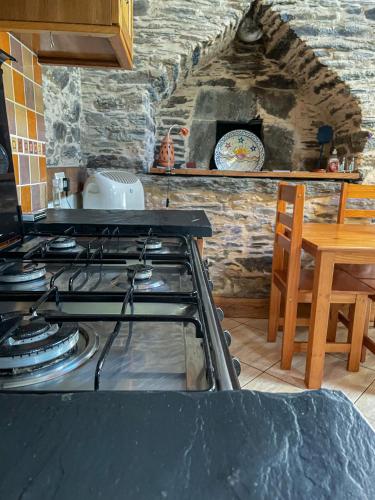 廚房, Galicia Retreat in 奧爾蒂蓋拉聖馬爾塔