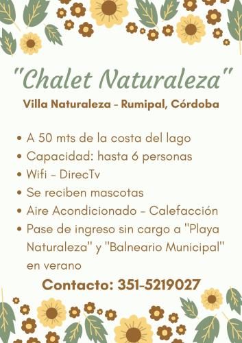 CHALET NATURALEZA - Villa Rumipal - Córdoba - A 50 mts del Lago - Vista al Lago