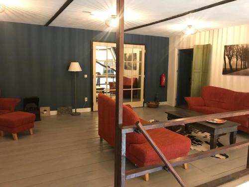 共用Lounge/電視區, 德賽利克斯住宿加早餐旅館 (Bed and Breakfast de Salix) in 弗拉納克