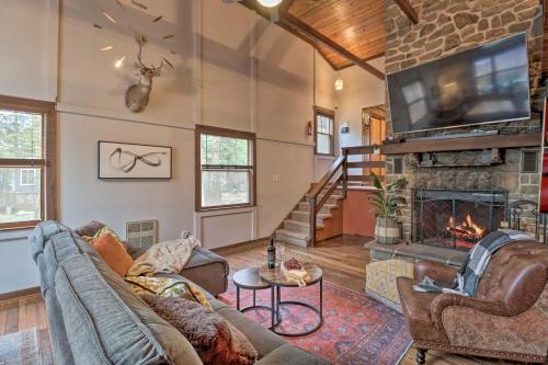 Pocono Mtns Home with Game Room Deck and Grill! - image 11