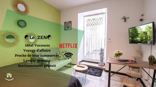 Le zen - centre ville- WIFI- parking - Location saisonnière - Niort