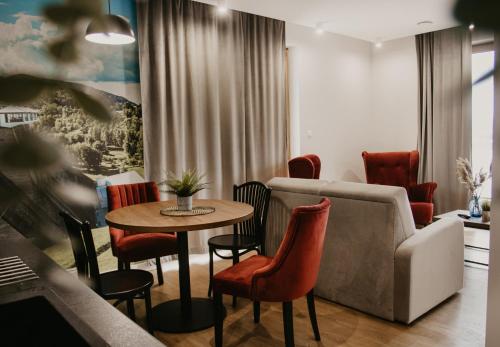 設施, Rajskie Uroczysko Apartamenty Jacuzzi Sauna in 賴斯其