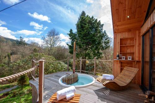 Hot tub, Keepers Holiday Cottages in Benderloch