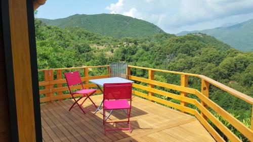 Chalet de 2 chambres avec jardin a Zicavo gîte à louer Quenza