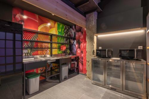 廚房, Ekoos Hostel, Bilbao Eko Hostel in 伊拜恩多