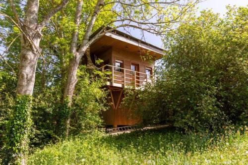 Cabane perchee - Location saisonnière - Vert