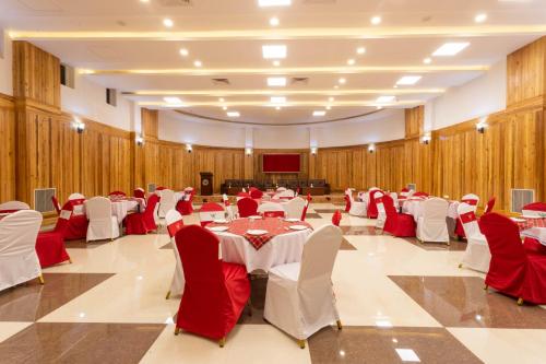 Banquet hall, Gorkha Garden Hotel in Gorkha
